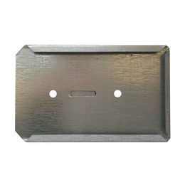 Produktbild von Breker Stallkartenhalter aus Metall Silber 6 x 11 cm