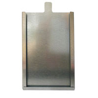 Produktbild von Breker Stallkartenhalter groß 10 x 16 cm aus Metall in Silber
