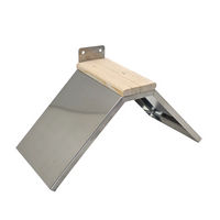 Produktbild von Breker Taubensitzbrettchen aus Edelstahl Silber 25 x 12 x 12 cm