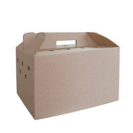 Produktbild von Breker Tiertransportbox für Kleintiere aus Pappe Braun 32 x 24 x 20 cm