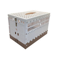 Produktbild von Breker Transportbox aus Kunststoff zusammenklappbar für Kleintiere 32 x 20 x 22 cm