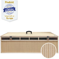 Produktbild von Breker Transportkorb aus Bambus mit 6 Abteilungen in Beige für Hühner und Tauben