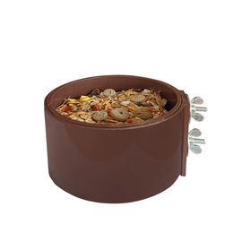 Produktbild von Breker Wandnapf aus Kunststoff für Kaninchen und Meerschweinchen Braun 500 ml