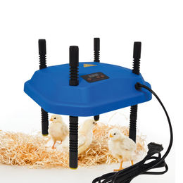 Breker Wärmeplatte mit Thermostat für Küken und Enten höhenverstellbar aus Kunststoff 25 x 25 cm Blau – Bild 1 von 5