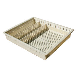 Produktbild von Breker Wenderahmen Covatutto für Hühnerställe aus Kunststoff in Beige