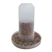 Produktbild von Breker Wildvogel Futterspender Futtersäule aus Kunststoff Transparent