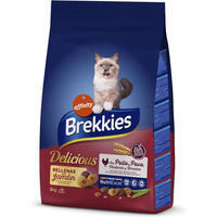 Produktbild von Brekkies Delicious Katzenfutter Huhn Truthahn und Gemüse für erwachsene Katzen ohne Konservierungsstoffe 4 x 3 kg - 4 x 3 kg
