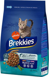 Produktbild von Brekkies Katzenfutter Adult Lachs und Thunfisch ohne Farb- und Aromastoffe 3,5 kg - 3500 g