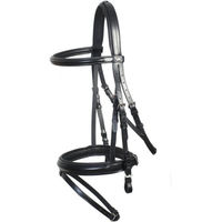 Produktbild von Bremen Neo Trensenzaum aus Leder Schwarz/Silber