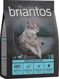 Produktbild von Briantos Adult Hundefutter Kroketten Lachs Getreidefrei 1 kg - 1 kg
