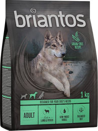Produktbild von Briantos Adult Hundefutter Lamm Sensitive Getreidefrei 4 x 1 kg - 4 x 1 kg