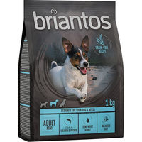 Produktbild von Briantos Adult Mini Hundefutter Lachs Getreidefrei Sensitive Kroketten 4 x 1 kg - 4 x 1 kg