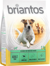 Produktbild von Briantos Adult Mini Hundefutter Lamm mit 4 x 1 kg ohne Farb- und Aromastoffe - 4 x 1 kg
