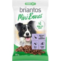 Produktbild von Briantos Belohnungssnack für Hunde Getreidefrei und ohne Zucker mit Ente und Lachs 400 g - 2 x 200 g