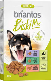 Produktbild von Briantos Belohnungssnack Mix Ente Lamm Pute Getreidefrei ohne Zucker 2 x 400 g