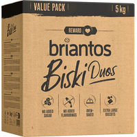 Produktbild von Briantos Biski Duos Belohnungssnack für Hunde ohne Zucker und Farbstoffe 5 kg - 5 kg