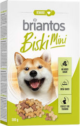 Produktbild von Briantos Biski Mini Belohnungssnack für Hunde ohne Zucker 2 x 500 g - 2 x 500 g