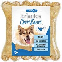 Produktbild von Briantos Chew Bones Active Kauknochen für Hunde mit Rind getreidefrei 330 g