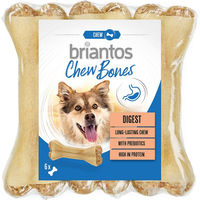 Produktbild von Briantos Chew Bones Digest Kauknochen mit Rind und Präbiotika getreidefrei 330 g