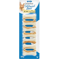 Produktbild von Briantos Deli Pressed Bones Kausnack für Hunde mit Huhn und Rind fettarm 2 x 140 g - 2 x 140 g