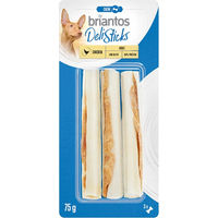 Produktbild von Briantos Deli Sticks Chicken Kausnack für Hunde mit Huhn und Rind fettarm 75 g - 12 x 300 g