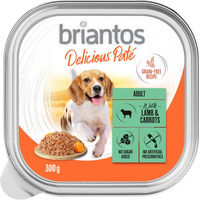 Produktbild von Briantos Delicious Paté Lamm und Karotten Getreidefrei für Adult Hunde 27 x 300 g - 27 x 300 g