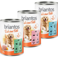 Produktbild von Briantos Delicious Paté Mix Fisch Lamm und Rind für erwachsene Katzen getreidefrei 6 x 400 g - 6 x 400 g