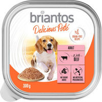 Produktbild von Briantos Delicious Paté Rind Getreidefrei Adult 9 x 300 g - 9 x 300 g