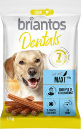 Produktbild von Briantos Dental Zahnpflege-Snacks für große Hunde Maxi ohne Zucker 120g