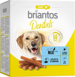 Produktbild von Briantos Dental Zahnpflege-Snacks für große Hunde ohne Zucker Maxi 56 Sticks