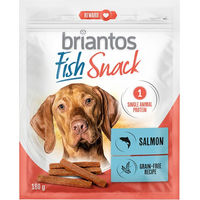 Produktbild von Briantos Fish Snacks Belohnungssnack für Hunde mit Thunfisch und Lachs getreidefrei 2 x 180 g - 2 x 180 g