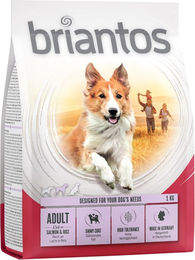 Produktbild von Briantos Hundefutter Adult Lachs & Reis ohne Farb- und Aromastoffe 1 kg - 1 kg