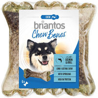 Produktbild von Briantos Kauknochen Lachs & Rind für Hunde getreidefrei 330 g