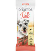 Produktbild von Briantos Rolls Belohnungssnack für Hunde Huhn ohne Farb- und Aromastoffe 8 x 65 g - 8 x 65 g
