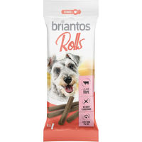 Produktbild von Briantos Rolls Hund Belohnungssnack Pansen ohne Farb- und Aromastoffe 8 x 65 g - 8 x 65 g