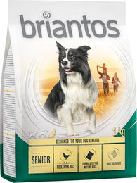 Produktbild von Briantos Senior Hundefutter mit Geflügel und Reis für die Gelenke und Verdauung 1 kg - 1 kg