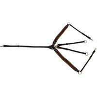 Produktbild von Bricole Reiten elastisches HFI Sattelzubehör aus Leder für Ponys in Schwarz oder Braun