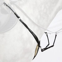 Produktbild von Bridlery Dynamic Leder Brustgeschirr für Pferde Schwarz