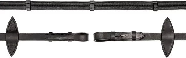 Bridlery Lederzügel Warmblut Plus in Schwarz – Bild 1 von 1