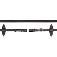 Produktbild von Bridlery Lederzügel mit Riegel für Pferde in Schwarz