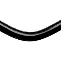 Produktbild von Bridlery Pony Stirnriemen aus Leder in Schwarz