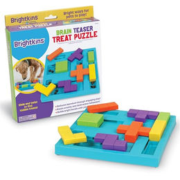 Brightkins Bark Brain Game Leckerli-Puzzle Interaktives Intelligenzspielzeug für Hunde aus Kunststoff mit Slow Feeder Funktion - 1 Stk. – Bild 1 von 6