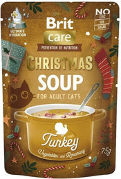 Produktbild von BRIT Care Cat Christmas Soup Pute mit Gemüse für erwachsene Katzen getreidefrei 75g