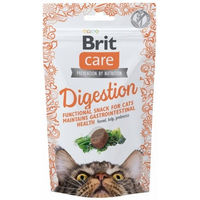 Produktbild von BRIT Care Cat Functional Snack Digestion Leckerli für Katzen zur Unterstützung der Verdauung 50 g - 50 g
