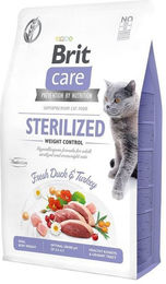 BRIT Care Cat Getreidefrei Sterilized Weight Control Adult Ente Pute Truthahn 7 kg - 7 kg – Bild 1 von 4