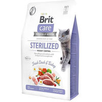 Produktbild von BRIT Care Cat Getreidefrei Sterilized Weight Control Adult Ente Pute Truthahn 7 kg - 7 kg