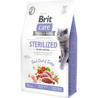 Produktbild von Brit Care Cat Grain-Free Sterilized Weight Control Adult Getreidefreies Katzenfutter 400 g