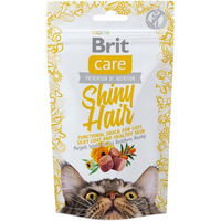 Produktbild von BRIT Care Cat Snack Shiny Hair Lachs und Geflügel für Haut und Fell 50g - 50 g