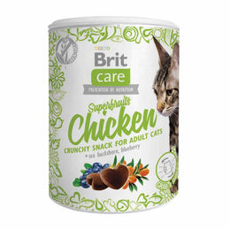 Brit Care Cat Snack Superfruits Huhn Adult Zahnpflege 100 g - 100 g – Bild 1 von 3