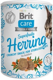 BRIT Care Cat Superfruits Katzensnack Hering und Lachs getreidefrei 6 x 100 g - 6 x 100 g – Bild 1 von 11